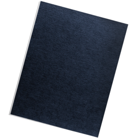 Linen Presentation Covers - Letter, Navy, 50 pack